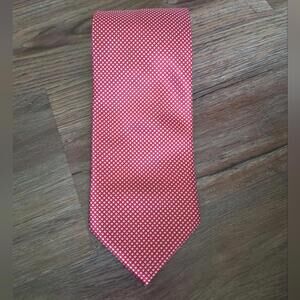 Paul Smith London Red Patterned Tie 100% Silk